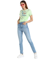 Women’s Cotton Sequin Motifs T-Shirt Combo Pack of 2