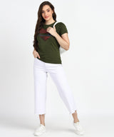 Women's Sequin Motifs Embellished cotton T-shirt