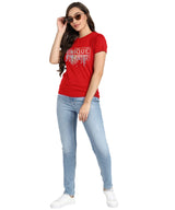 Women's Sequins Motifs Embellished Cotton T-shirt
