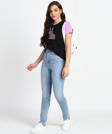 Women's Sequin Motifs Embellished cotton T-shirt