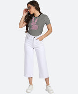 Women's Sequin Motifs Embellished cotton T-shirt