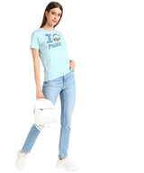 Women's Cotton Sequin Motif T-Shirt Combo