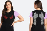 Women's Sequin Motifs Embellished cotton T-shirt