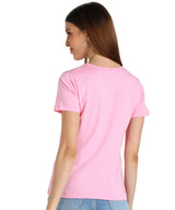Women's Cotton Sequin Motif T-Shirt Combo
