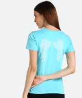 Women's Sequin Motifs Embellished cotton T-shirt