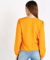 Timeless Elegance: Women's Polka Dot Top