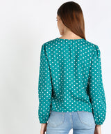 Timeless Elegance: Women's Polka Dot Top