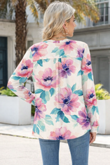 🌸 Floral Printed Spandex Top 🌸