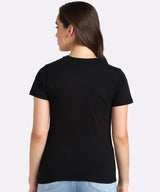 Women's Cotton Sequin Motif T-Shirt Combo