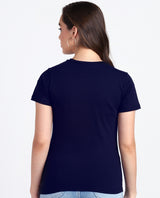 Women's Sequin Motifs Embellished cotton T-shirt