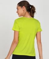 Women's Polyester Sports T-Shirt Pack of 2