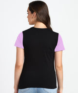 Women's Sequins Motifs Embellished Cotton T-shirt