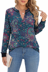 🌸 Floral Printed Spandex Top 🌸