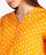 Timeless Elegance: Women's Polka Dot Top