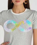 Women's Sequin Motifs Embellished cotton T-shirt