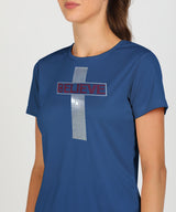 Women's Polyester Sports T-Shirt Pack of 2