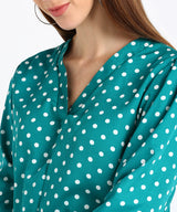 Timeless Elegance: Women's Polka Dot Top