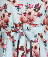 Summer Breeze Spaghetti Strap Floral Crepe Dress