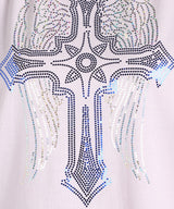 Women's Sequins Motifs Embellished Cotton T-shirt