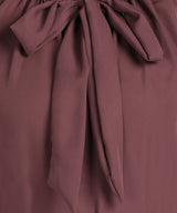 Chic Frilled Crepe Dress