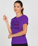 Women's Polyester Sports T-Shirt Pack of 2
