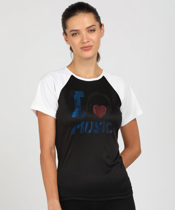 Women's Polyester Sports T-Shirt Pack of 2