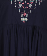 Elegant Comfort: Women's Embroidered  Kurti