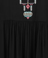 Elegant Comfort: Women's Embroidered Ankle-Length Kurti