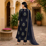 🌸 Women’s Ethnic Printed Kurti & Pant Set
