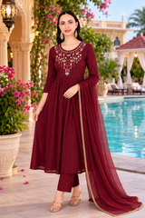 3-Piece Embroidered Kurti Combo – Elegant Ethnic Collection