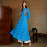 Embroidered Rayon Kurti Combo – Set of 3