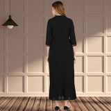 Timeless Elegance: Women's Embroidered Ankle-Length Kurti