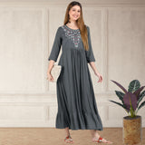 Timeless Elegance: Women's Embroidered Ankle Length Kurti