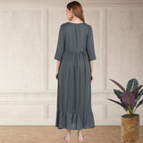 Timeless Elegance: Women's Embroidered Ankle Length Kurti