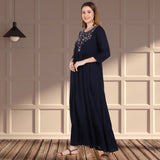 Elegant Comfort: Women's Embroidered  Kurti