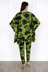 Women’s Floral Printed Kaftan Pant Co-Ord Set – Stylish & Comfortable Lounge Wear