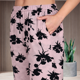 Floral Printed Spandex Kurti Pant Co-Ord Set for Women | Stretchable Printed Pant with Matching Kurti
