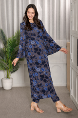 ✨ Floral Printed Kurti Pant Co-Ord Set (Spandex Fabric) ✨