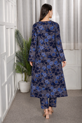 ✨ Floral Printed Kurti Pant Co-Ord Set (Spandex Fabric) ✨