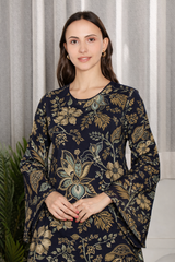 ✨ Floral Printed Kurti Pant Co-Ord Set (Spandex Fabric) ✨