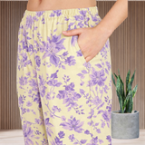 🌸 Women’s Floral Printed Spandex Top & Pant Co-Ord Set 🌸  Stylish | Stretchable | Everyday Comfort
