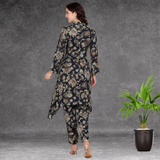 ✨ Printed Spandex Kurti Pant Co-Ord Set ✨