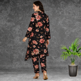 ✨ Printed Spandex Kurti Pant Co-Ord Set ✨