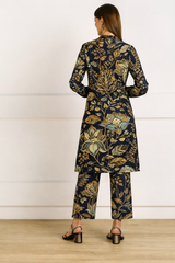 ✨ Printed Spandex Kurti Pant Co-Ord Set ✨