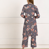 ✨ Printed Spandex Kurti Pant Co-Ord Set ✨