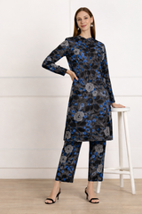 ✨ Printed Spandex Kurti Pant Co-Ord Set ✨