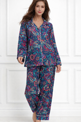 🌺 Women Floral Printed Spandex Top & Pant – 2-Piece Co-Ord Set 🌺