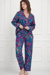 🌺 Women Floral Printed Spandex Top & Pant – 2-Piece Co-Ord Set 🌺