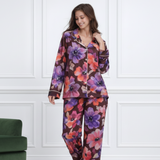 🌺 Women Floral Printed Spandex Top & Pant – 2-Piece Co-Ord Set 🌺