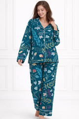 🌺 Women Floral Printed Spandex Top & Pant – 2-Piece Co-Ord Set 🌺